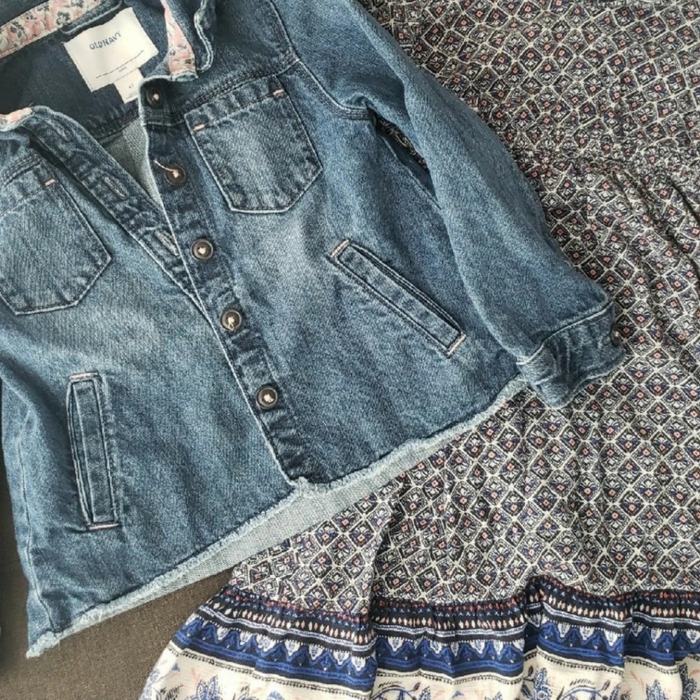 4t girls Jean jacket and dress